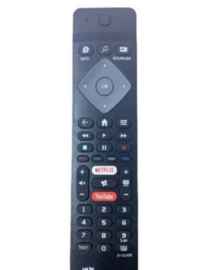 Replacement Remote Control For Philips Smart Lcd Led Tv with Netflix & YouTube Key Buttons