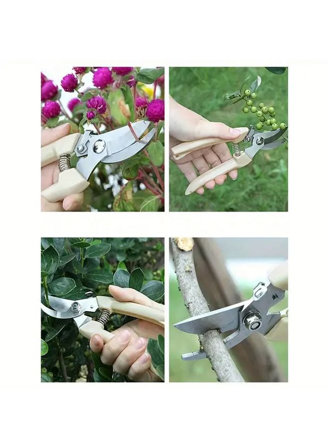 1Pc Bending Garden Pruning Scissors Set For Trimming Cutting Branches Flowers - Image 2