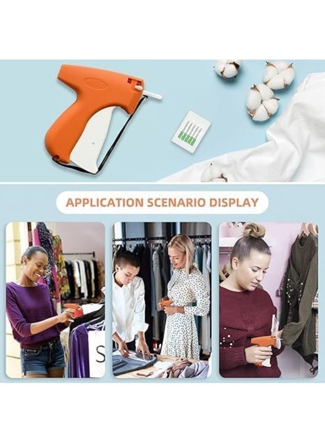 مسدس وضع علامات على الملابس للمتاجر والمستودعات والبضائع مع 5 إبر – أداة تعليق وترقيم بطاقات الأسعار على الملابس – تصميم متين للاستخدام المتكرر وسهل الاستعمال 150 دبوس - Image 4