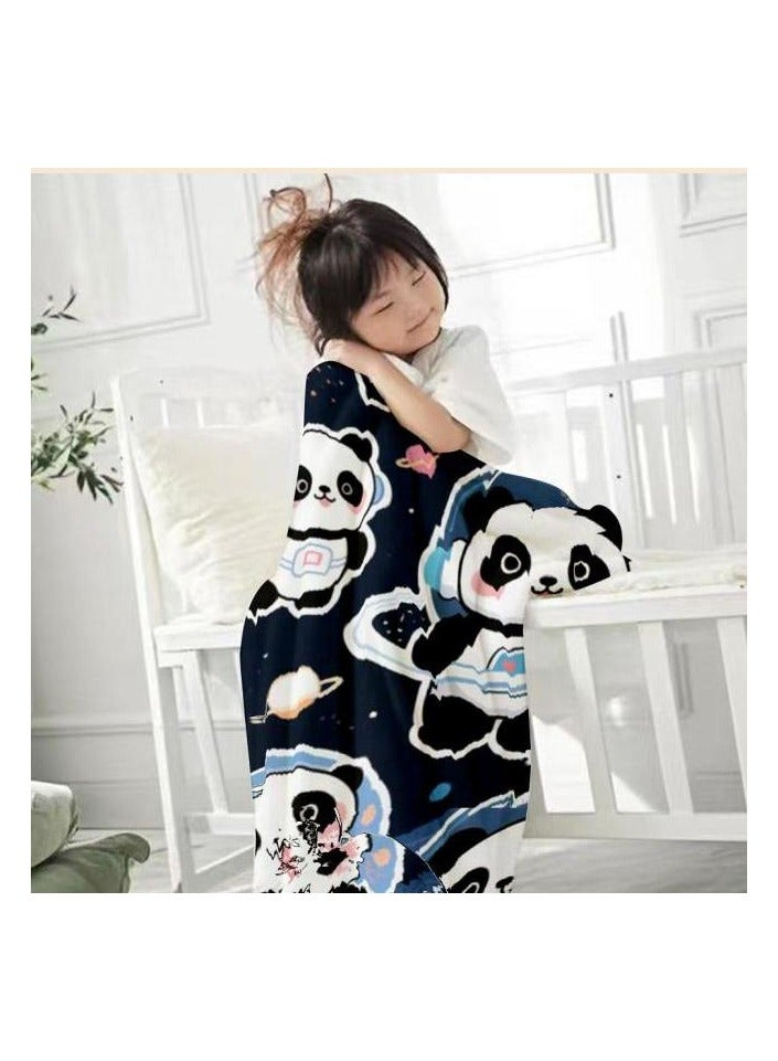 general Children's or student cartoon flannel thin blanket (warm and comfortable, suitable for sleep, games) 100cm*150cm - 330 - Image 1