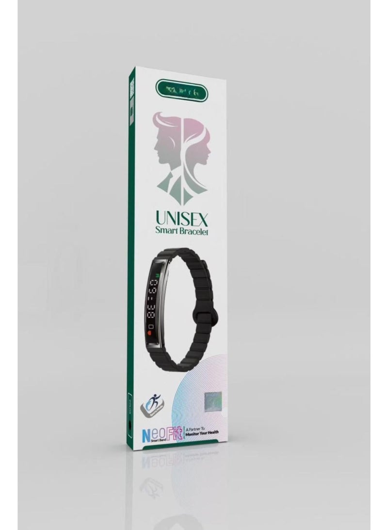NYORK Prime NeoFit Smart Bracelet – Unisex Fitness Tracker With Digital Display (Black) - Image 2
