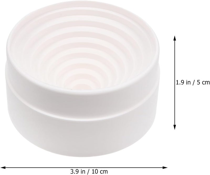 ABOOFAN 3 Pcs 90mm Plastic round Bottom Flask Stand Laboratory Flask Pad Holder Holder for Science Beakers Rest - Image 2