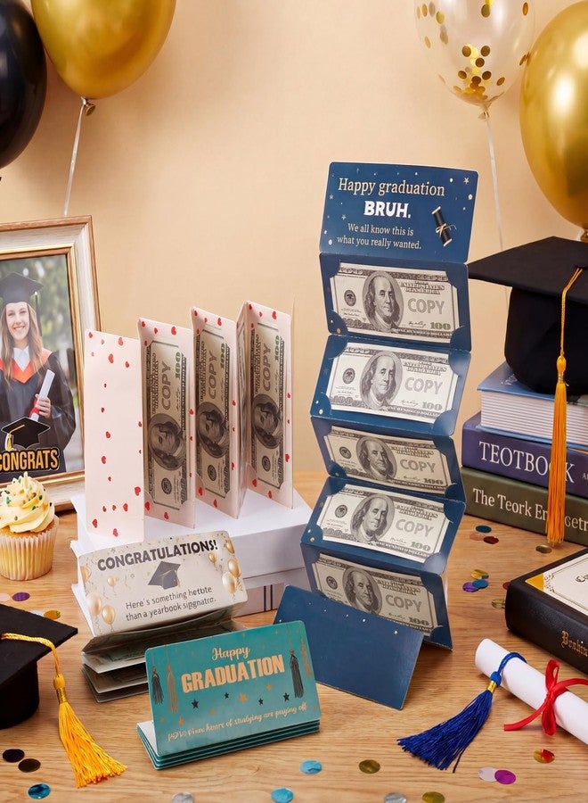 Resurhang 6 Pcs Funny Graduation Money Card Holder 6 Slots Cash Gift Check Holder Graduation Party Favors Birthday Present Gift for Senior Graduate Class Grad Supplies - Image 5