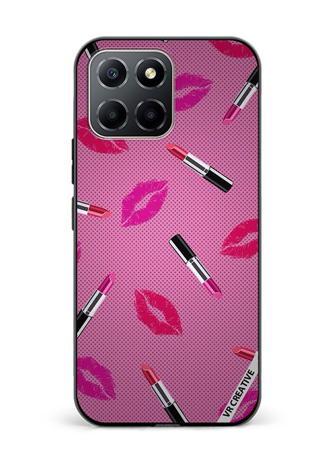 VR CREATIVE Protective Case Cover For Honor X6 Lipstick Tags Design Multicolour - Image 1