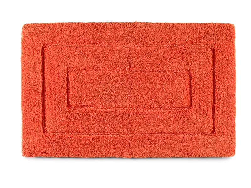 Kassatex Kassa Design Bath Rug 20 x 32 in Blood Orange