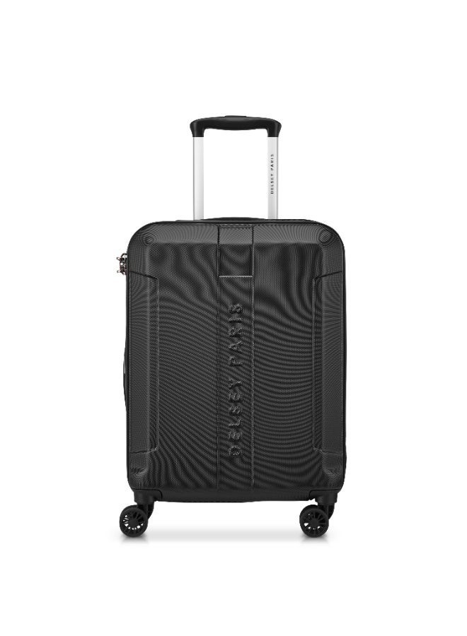 DELSEY Depart 61cm Check-In Trolley Hard Shell ABS+PC Suitcase 4 Double Wheels Expandable TSA Lock  Premium Interior - Black - Image 1