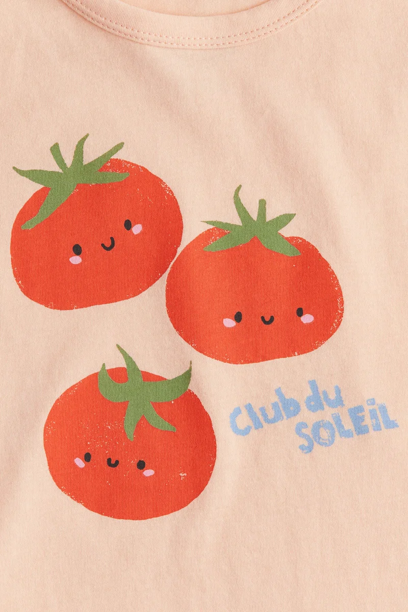 H&M Printed jersey top