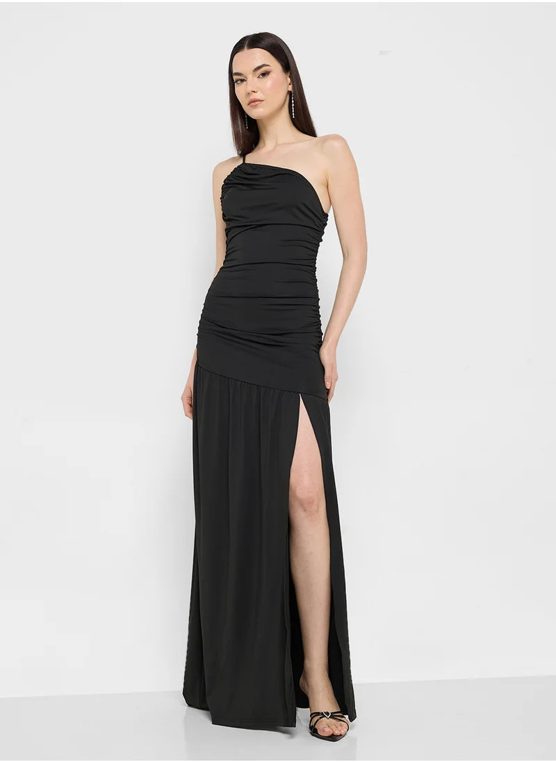 جينجر One-Shoulder Maxi Dress