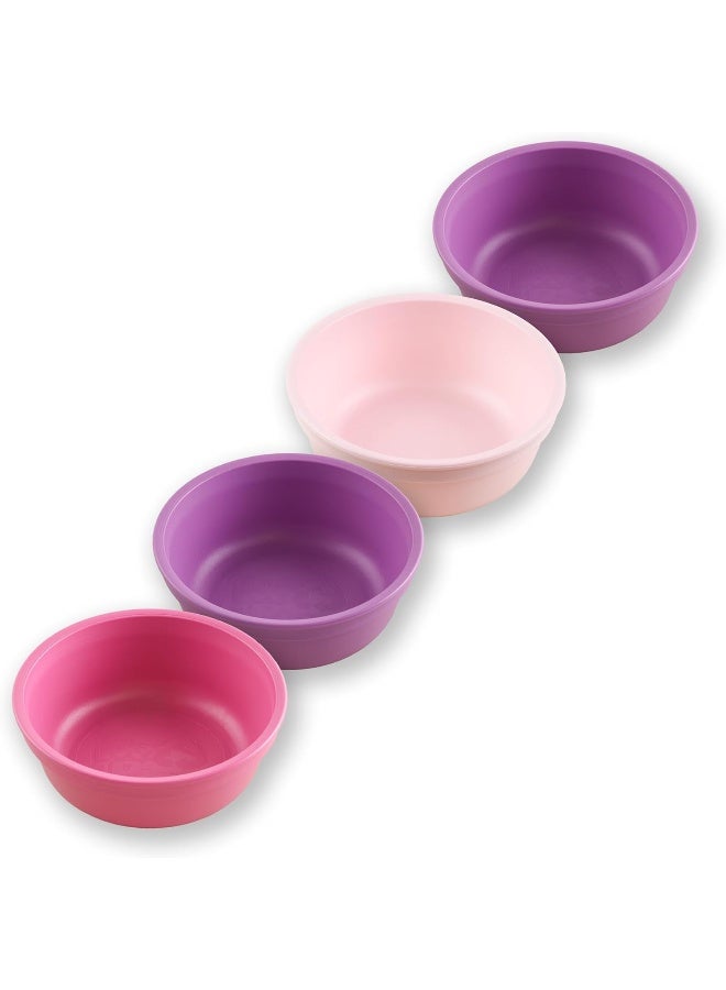 Replay Re Play Made in USA 12 Oz. Reusable Plastic Bowls, Pack of 4 Without Lid - Image 1