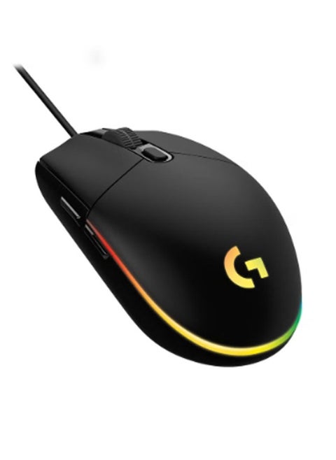 G203 Light Sync Gaming Mouse With Customizable RGB Lighting, 6 Programmable Buttons, Gaming Grade Sensor, 8 k dpi Tracking,16.8mn Color, Light Weight