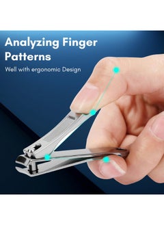 Beauté Secrets Beauté Secrets Stainless Steel Toenail/Fingernail Clipper/Nail Nipper Set For Thick Nails, Professional Nail Cutter (Pack of 1)  - Image 4