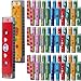 Restroma 100 Pcs Kids Cartoon Harmonica Bulk 16 Holes Plastic Harmonica Toys for Children Beginners Party Goodie Bags Stuffers Random Color Pattern - Image 2