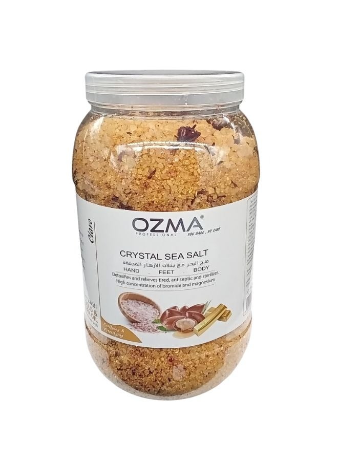 OZMA PROFESSIONAL OZMA Clavo Crystal Sea Salt, Lavender , Organic Skin Exfoliating Moisturizing Whitening Body Salt 5kg - Image 1