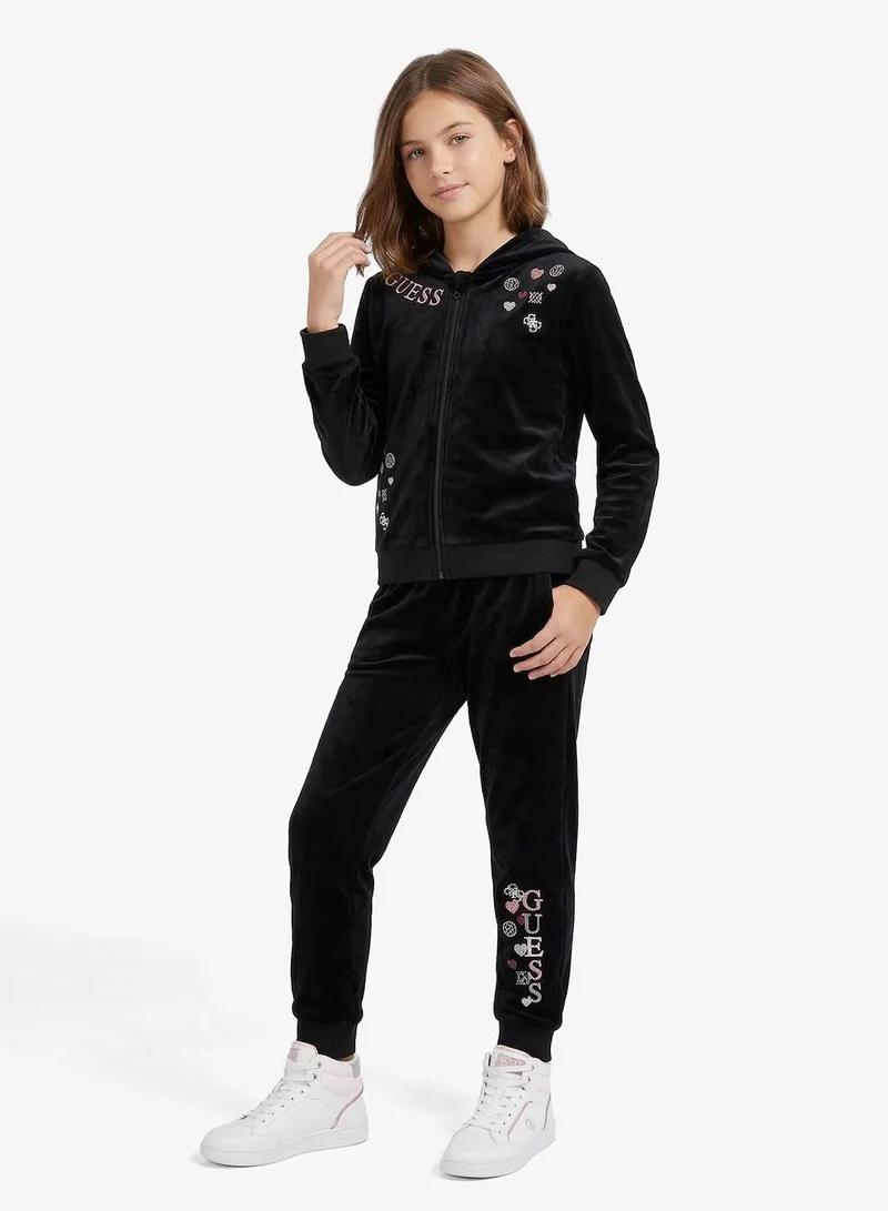GUESS Kids Valvet Active top and pant Sets