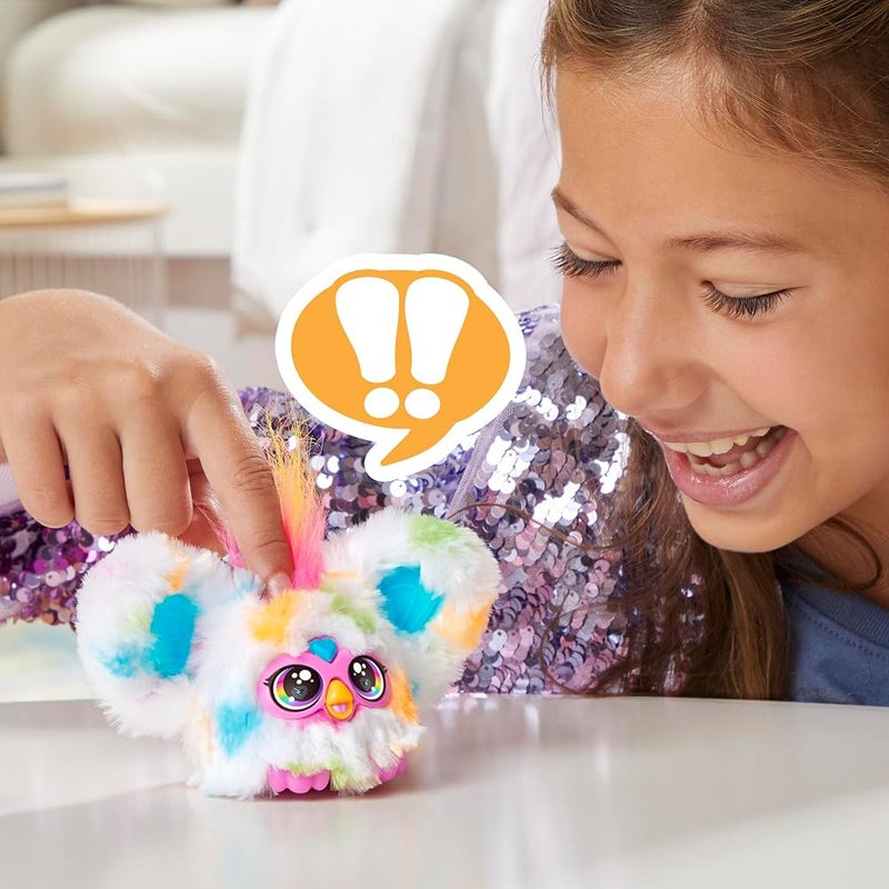 فربي { "titleAr": "Furby Furblets Loo-Lay Mini Friend، أكثر من 45 صوتًا وموسيقى، يتحدث فقط بلغة Furby، ألعاب مخملية إلكترونية للأطفال من سن 6 سنوات فما فوق، متعددة الألوان" "detailsAr": "LOO-LAY، الصديق الصغير Furblet: إنها ألعاب Furby مصغر - Image 5
