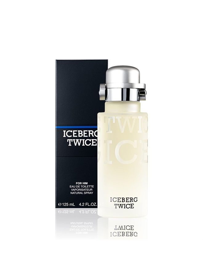 ICEBERG تويس مان - عطر فوار لرجال الأعمال الجريئين - بخاخ كولونيا EDT منشط وعنيف للرجال - نغمات حمضية منعشة من النعناع والليمون والقرفة والخزامى وخشب الصندل - 4.2 أونصة - Image 1