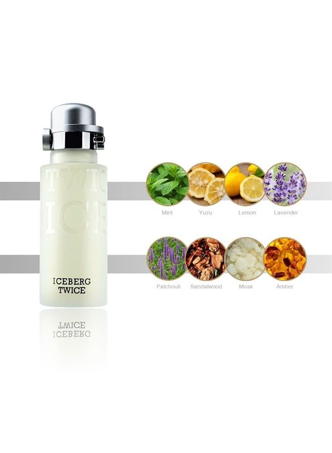 ICEBERG تويس مان - عطر فوار لرجال الأعمال الجريئين - بخاخ كولونيا EDT منشط وعنيف للرجال - نغمات حمضية منعشة من النعناع والليمون والقرفة والخزامى وخشب الصندل - 4.2 أونصة - Image 4