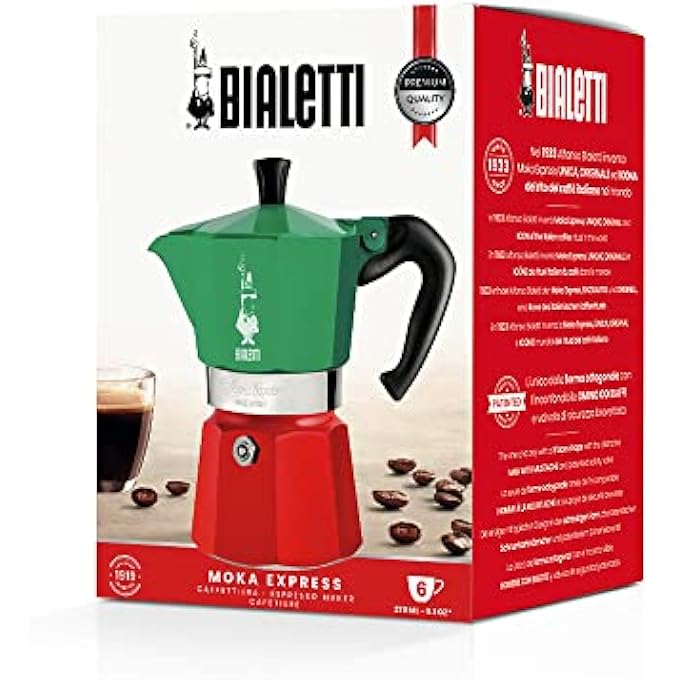 BIALeTTI Espresso Maker Direct Flame Mocha Express For 6 Cups Coffee Machinetta Italy 005323 - Image 5