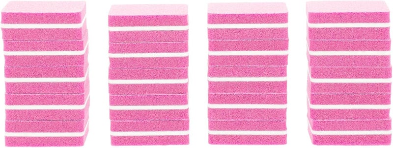50pcs Small Rose Nail Buffer Blocks Sponge Manicure Nail File Set and Buffing at Home Or Salon - Image 1
