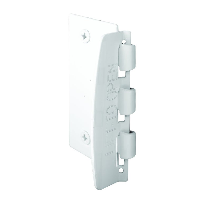 Prime-Line U 9888 Flip Action Door Lock â€“ Reversible White Privacy Lock with Anti-Lock Out Screw for Child Safe Mode, 2-3/4â€ (Single Pack) - Image 1