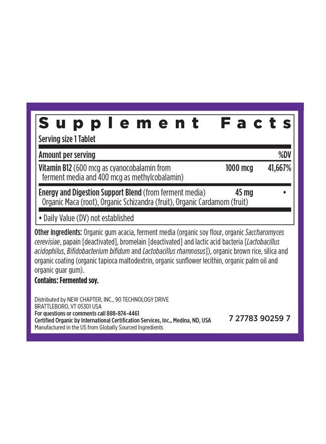 New Chapter Fermented Vitamin b12, 30 Count - Image 3