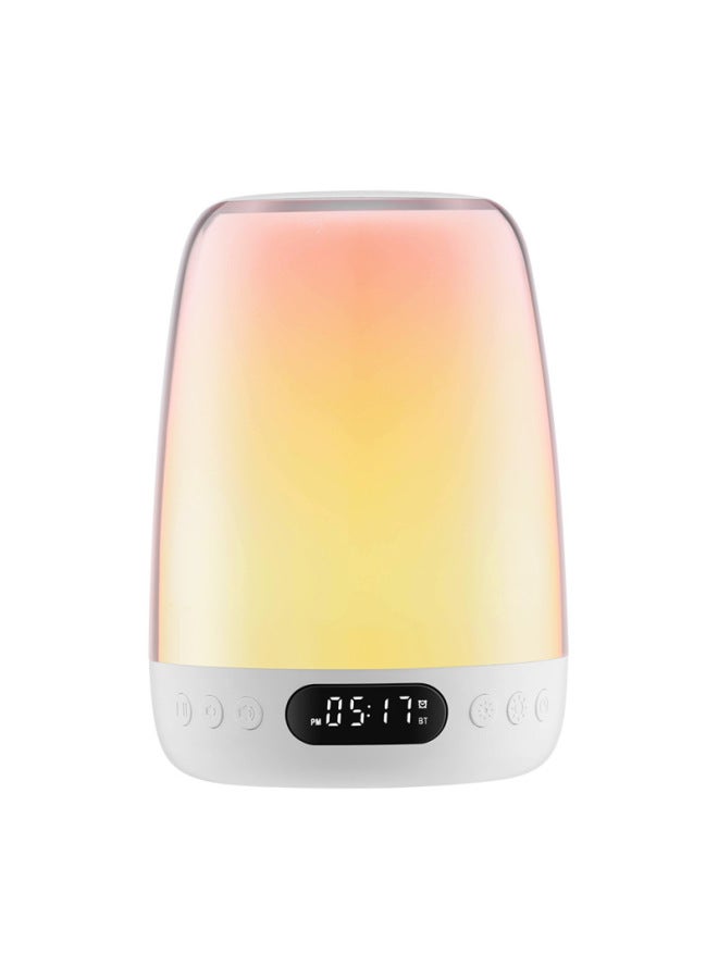 Ten Thousand Fires Wireless Bluetooth Speaker Bedroom Bass Bedside Nightlight Multi-functional Atmosphere Home Desktop Alarm Clock Audio - Image 5