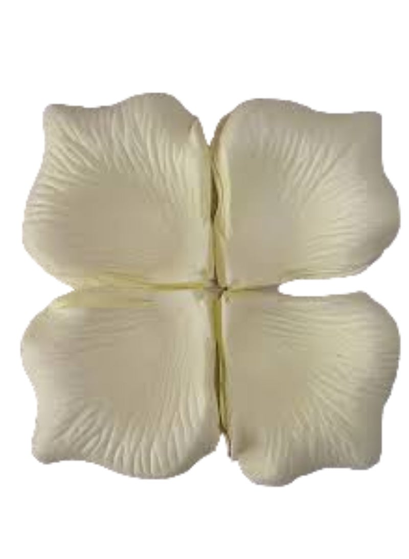 Huitich Petal Harmony 144 Pieces Artificial Silk Rose Petals White  - Image 1