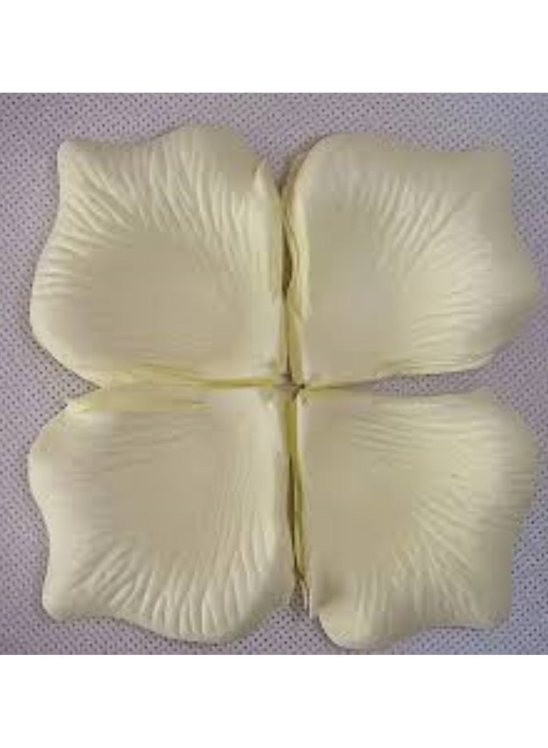 Huitich Petal Harmony 144 Pieces Artificial Silk Rose Petals White  - Image 3