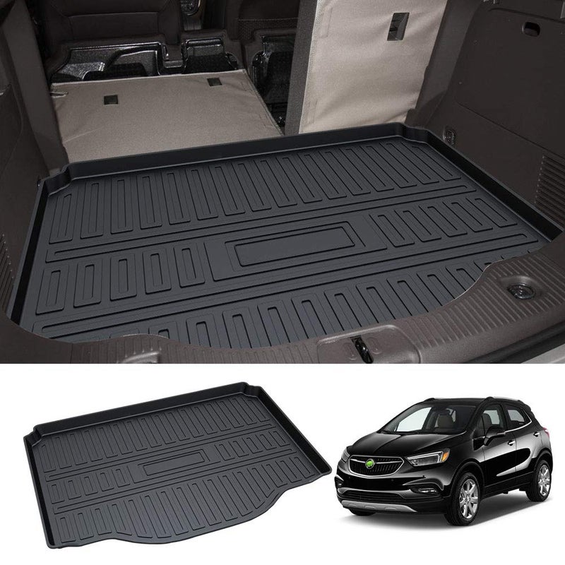 Powerty Trunk Mat for Buick Encore 20132022Chevrolet Trax 20142023 Accessories Cargo Mats TPO All Weather Cargo Liner HeavyDuty Trunk Liners