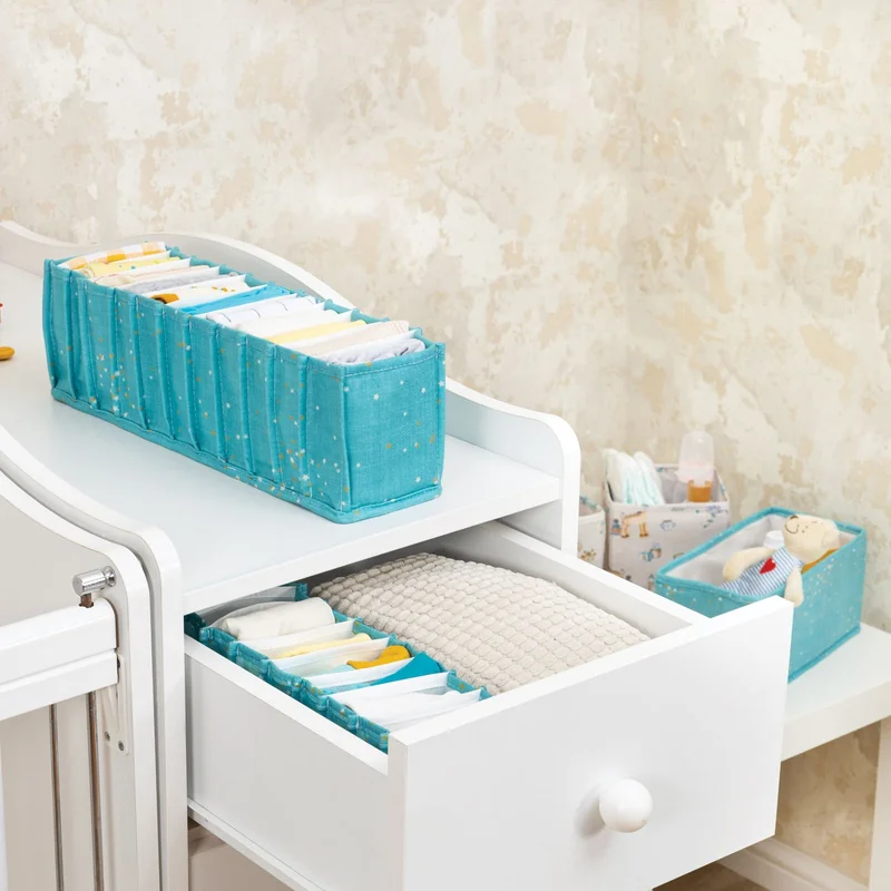 Faiend Baby Multi-Purpose Accordion Organized Baby Room Drawer Organizer (S) Size