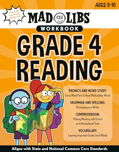 Mad Libs Workbook Grade 4 Reading  - Image 1