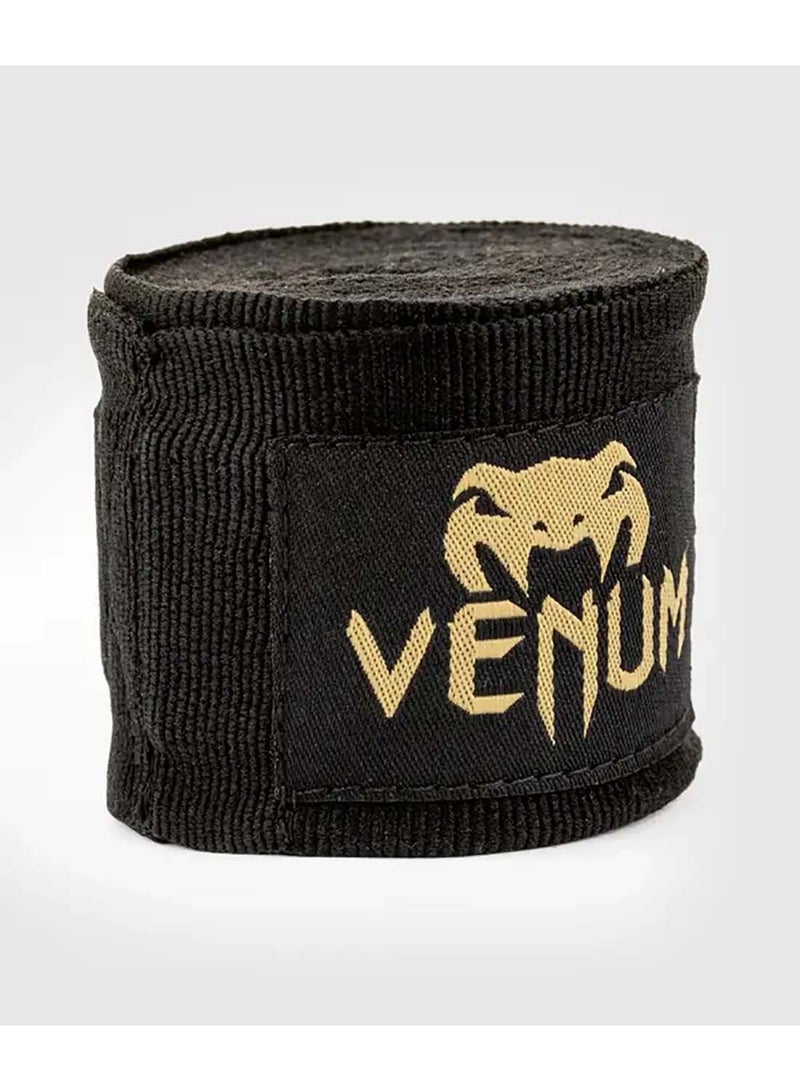 VENUM Venm Kontact Boxing Handwraps Black/Gold - Image 2