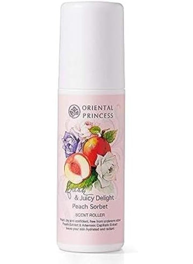 Oriental Princess Fresh & Juicy Delight Peach Sorbet Scent Roller Anti-Perspirant Deodorant 70 ml
