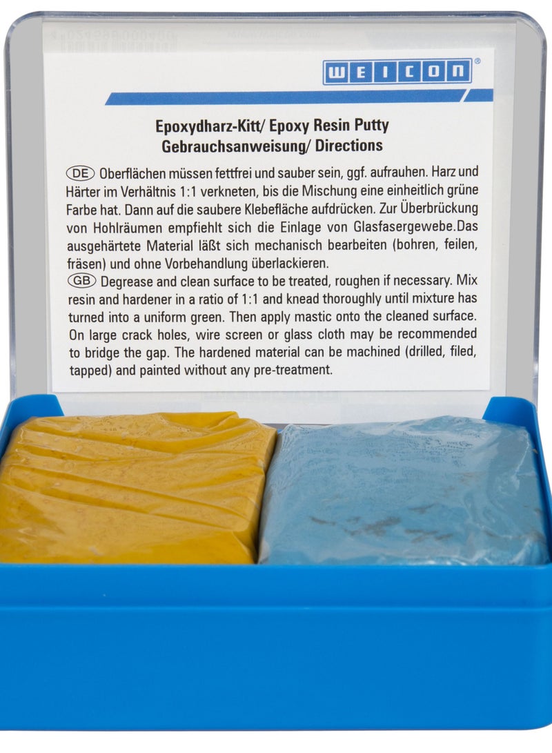 WEICON Epoxy Resin Putty, 400 g,  Kneadable Universal Repair Compound in Complete Package - Image 2