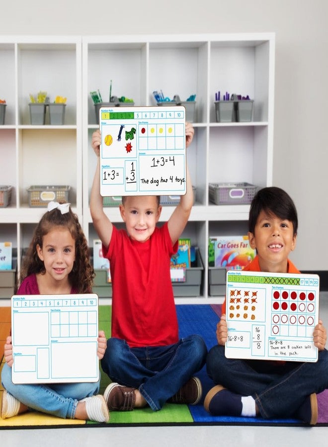 Really Good Stuff Solving Problems Two-Sided Dry Erase Boards Set - Image 4