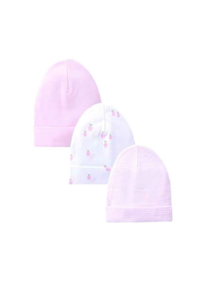 SJ SHINE قبعة قطنية دائرية أنيقة للأطفال حديثي الولادة من SJ SHINE | قبعة قطنية صيفية وشتوية للجنسين للأطفال الرضع (مقاس 6 أشهر، أزرق) - Image 1