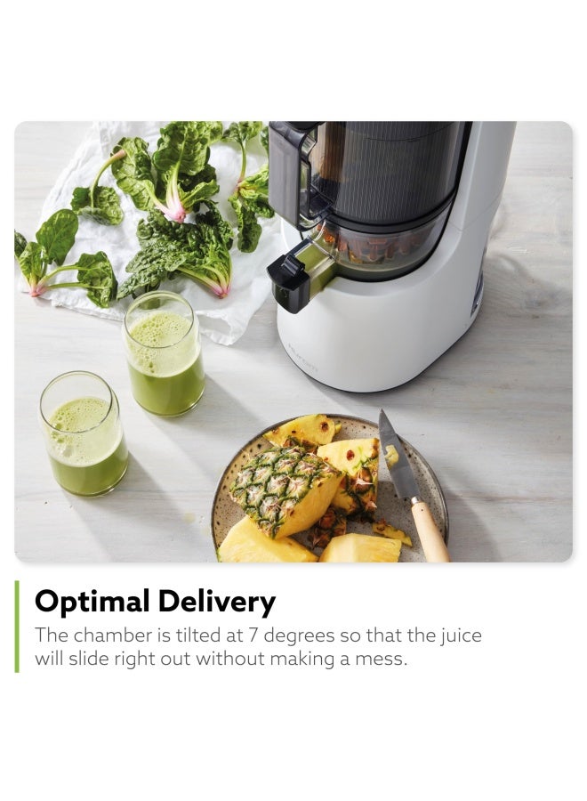 Hurom Hurom H200 Easy Clean Slow Juicer Matte Black  Hands Free  Hopper Fits Whole Produce  Quiet Motor  Scrub Free Cleaning  BPA Free  Easy Assembly  Healthy Living  Cold Press Masticating Juicer  - Image 5