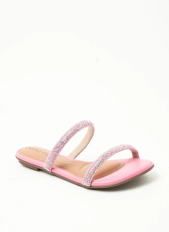 بيرا ريو Beira Rio Ladies Flat Sandals Aurora | Made In Brazil