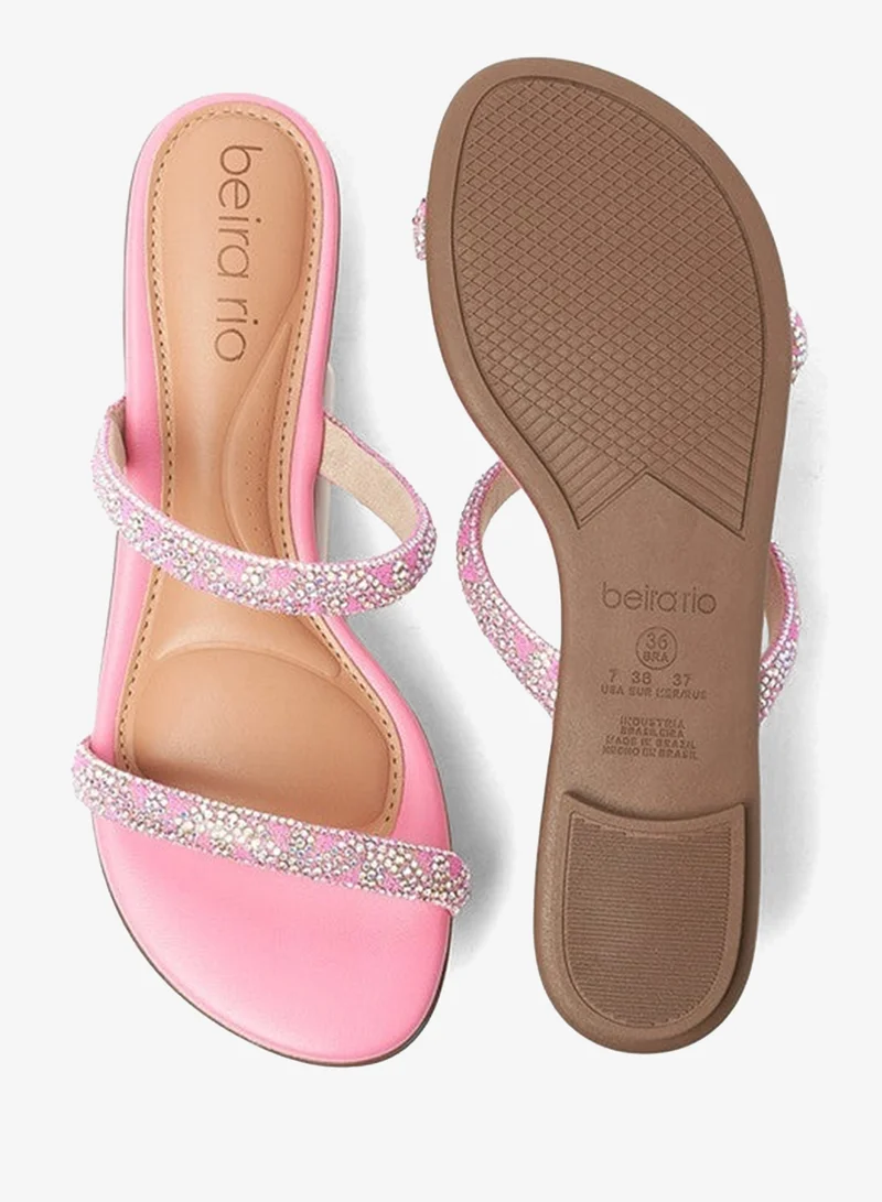 Beira Rio Aurora Flat Sandals for Women – Stylish Ladies Flat Sandals & Comfortable Flat Slippers for Women | Best Price UAE