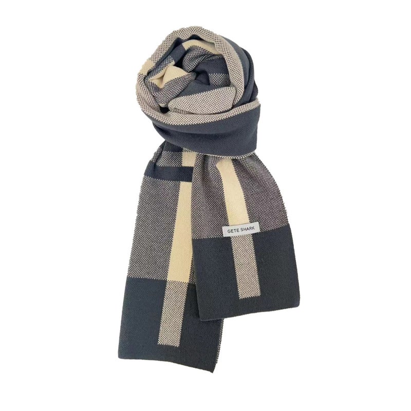 Scarf For Boys In Style Warm K-Style Versatile Student Youth Plaid Scarf Men'S Trendy Sale - Image 3
