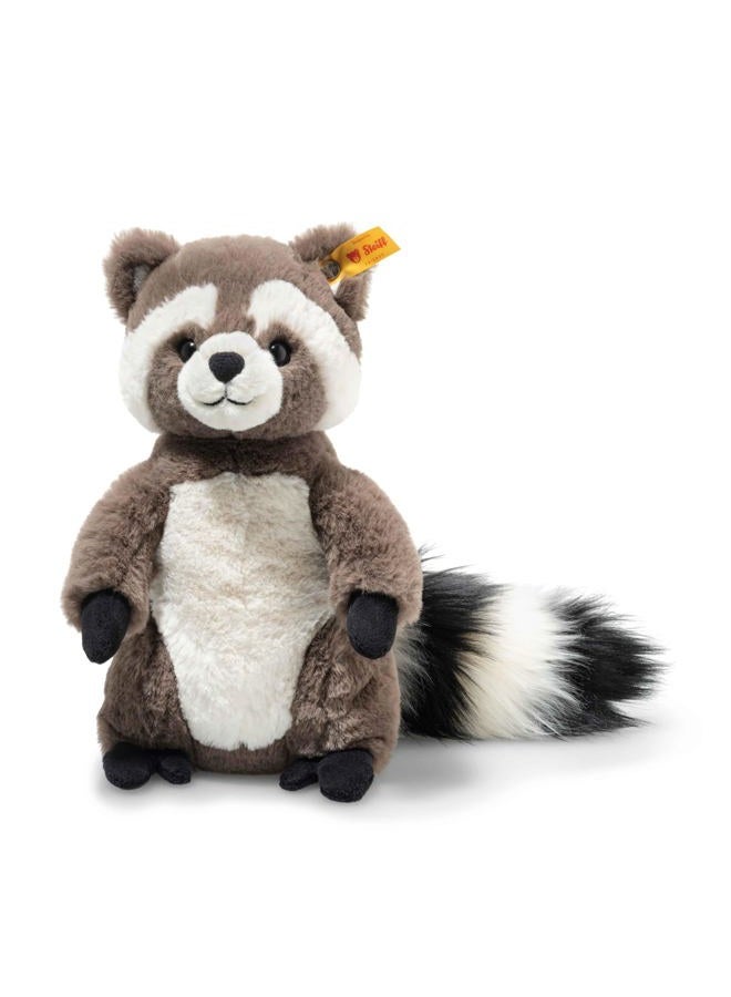 Steiff Pedro Raccoon 23 cm Brown/White, Cuddly Toy Raccoon, Soft Cuddly Toy, Made of Cuddly Soft Plush, Stuffed Toy for Girls and Boys, Machine Washable - Image 1