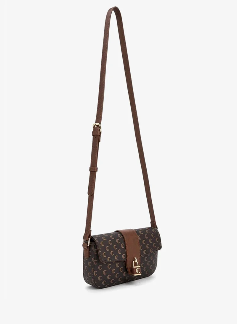 Le Confort Textured Crossbody Bag With Adjustable Strap