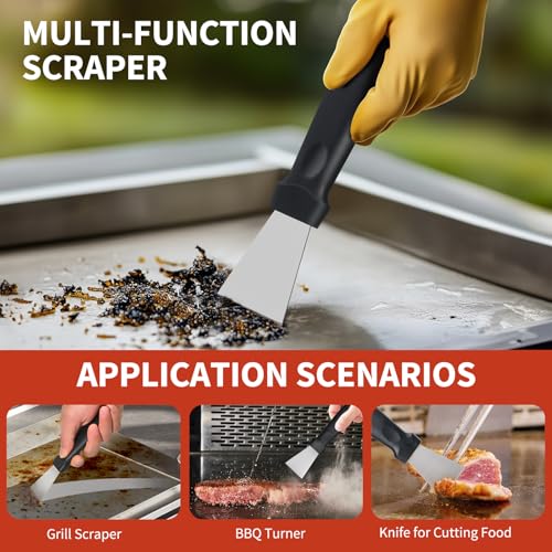 HOBITSTARX Griddle Cleaning Stone Brick 5Pack with Ergonomic Handle Natural Pumice Block for Blackstone Flat Top Griddles Cast Iron Ovens BBQ Surfaces - Image 3