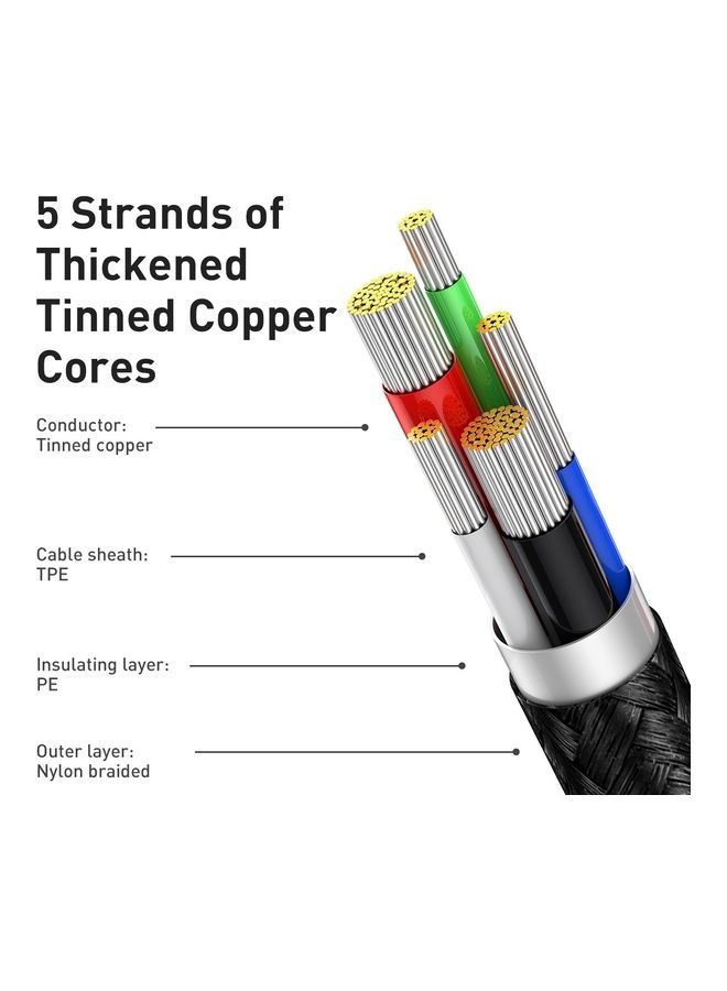 NIBEMINENT 20W USB C to Lightning Cable with LED Display Compatible iPhone 13 Pro 12 Max 11 X XS XR 8 Plus, AirPods Pro, Supports Power Delivery (2m) Black - Image 5