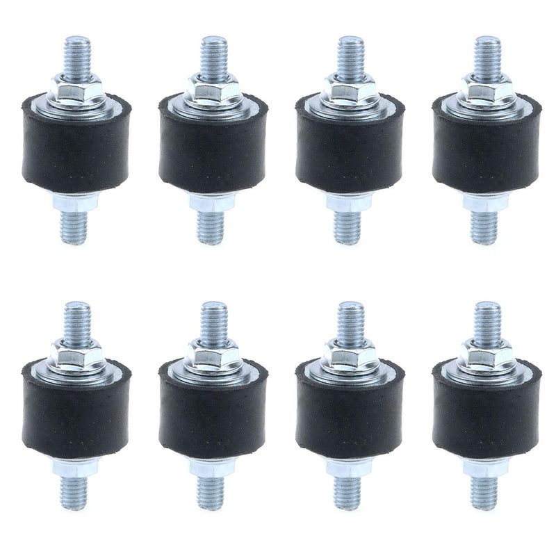 MY MIRONEY M8 مطاطي مثبتات ممتص الصدمات عازل الاهتزاز عبوة من 8 (30 × 20 مم) - Image 1