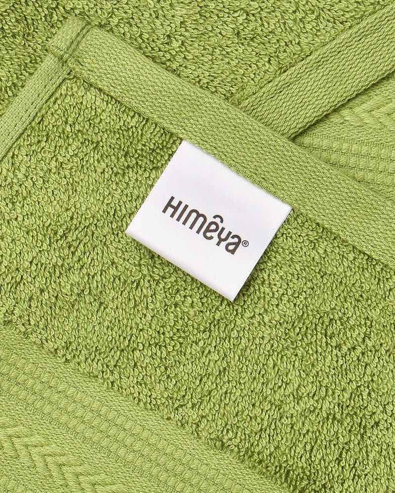 Himêya Himeya 100% Cotton Towels for Bath | Towels for Bath Large Size |Soft & Absorbent | 500 GSM |70 cms x 140 cms - Olive Green -Pack of 1 - Image 3