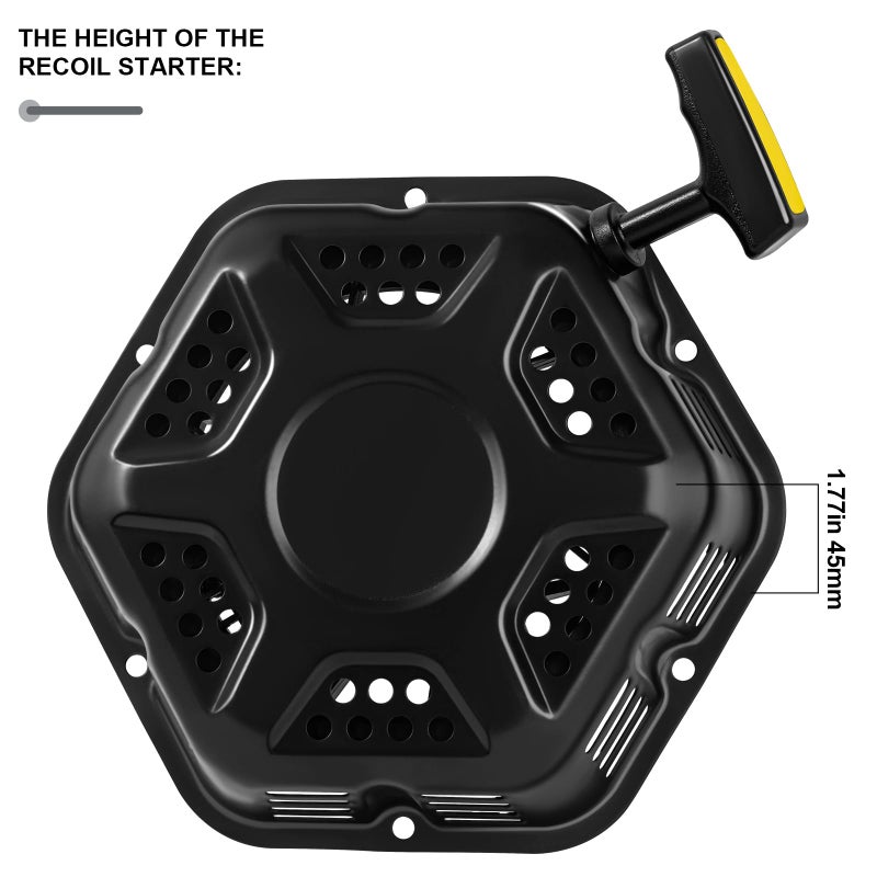 SOFO Original Pull Start Assembly for Champion 196cc 208cc 212cc 224cc 3000 3500 4000 4500 Watt 5.5hp 6.5hp Engine CPE Generator Water Pump Pressure Washer Recoil Starter Pull Cord Replacement - Image 4