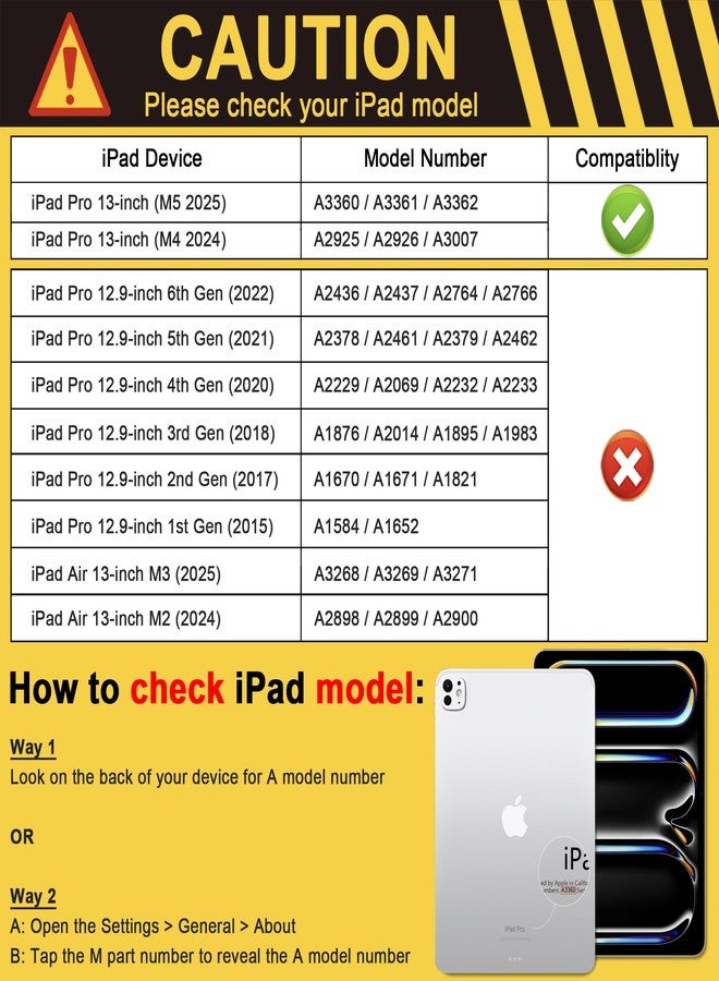 DONGKE جراب دونغكي لجهاز آيباد برو 13 بوصة M4 إصدار 2024 - [حامل قلم مدمج يدعم قلم برو وقلم USB-C] غطاء خلفي فائق النحافة من مادة TPU الناعمة مع حامل ثلاثي الطي يدعم خاصية التشغيل/الإيقاف التلقائي - لون ذهبي رخامي - Image 2