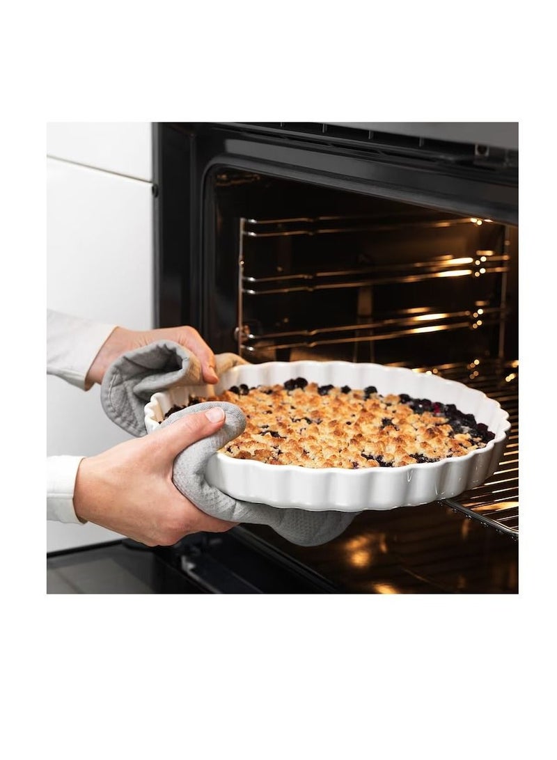 Pie dish, off-white32 cm - Image 2