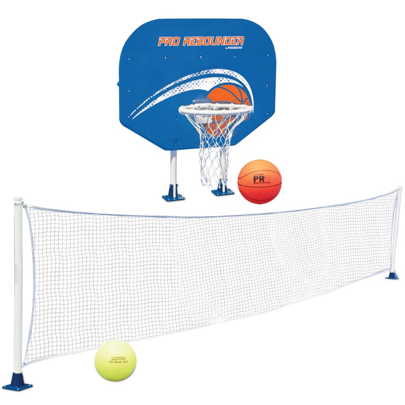Poolmaster Swimming Pool Basketball and Volleyball Game Combo AboveGround Pool - Image 2